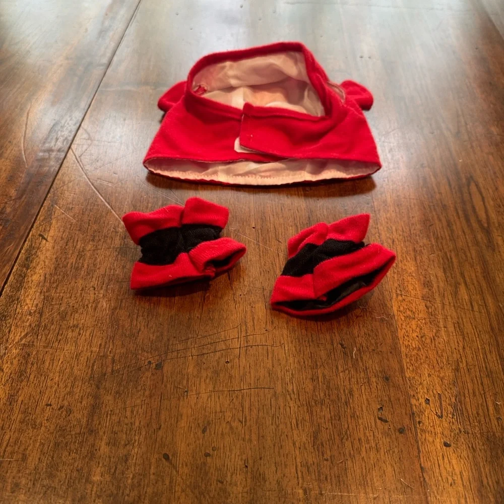 Halloween Red Devil Costume Set for Pets